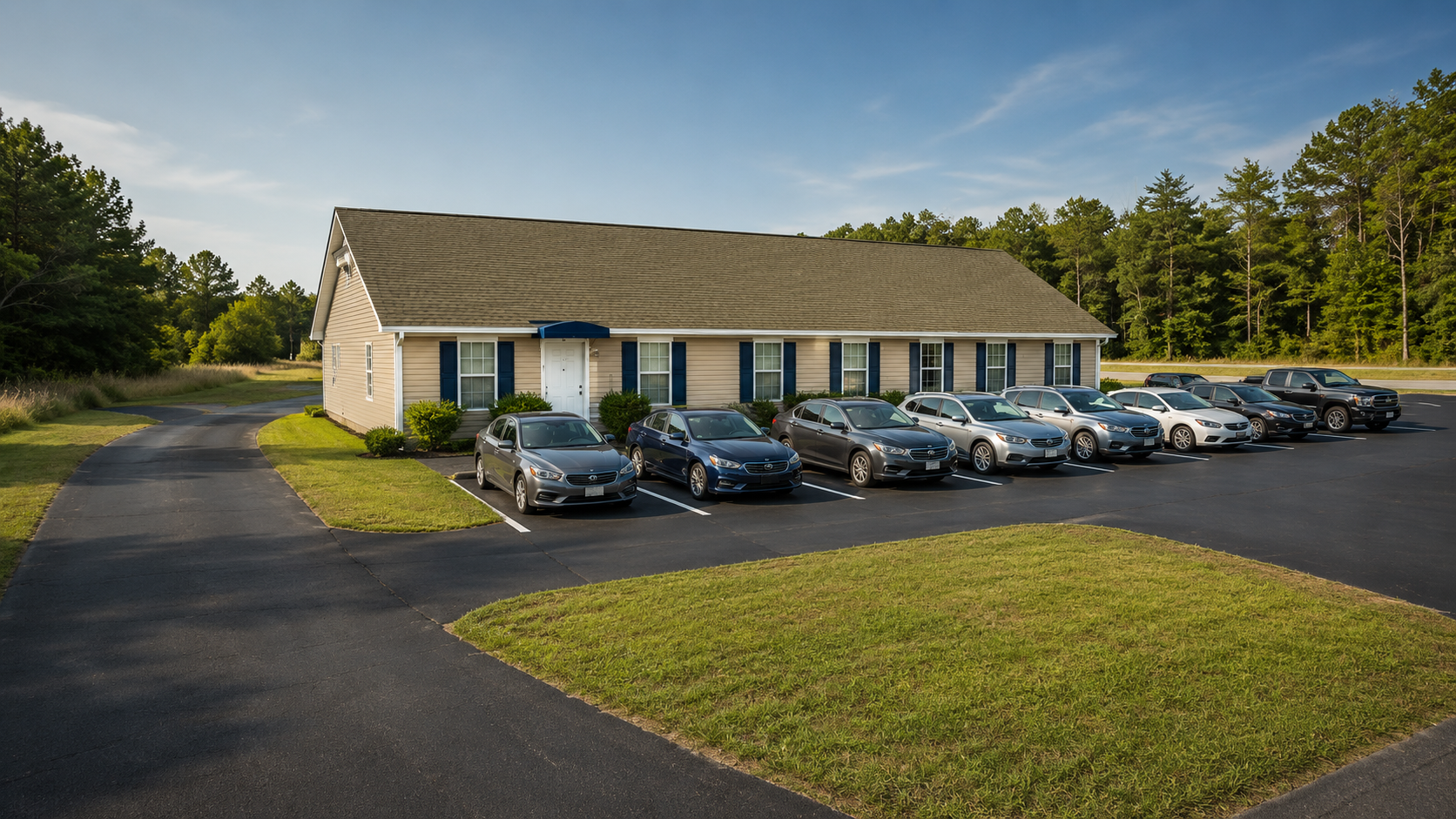 Palmetto Pre Owned Auto Sales dealership and lot at 105 Hagans Street in Clover SC