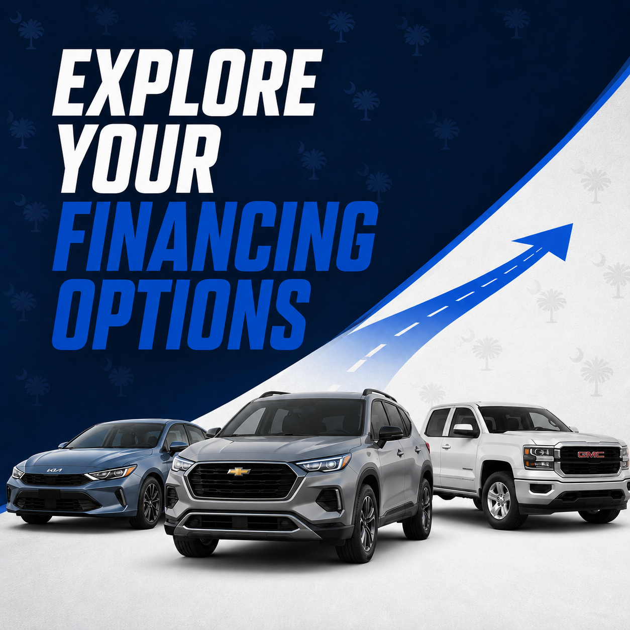 Explore used car financing options at Palmetto Pre Owned Auto Sales in Clover SC